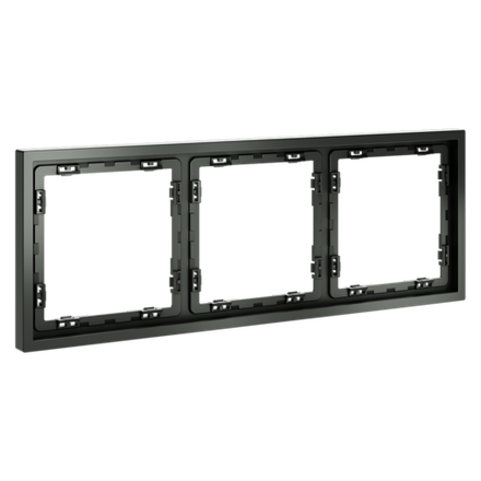 Рамка пластиковая VOLTUM S70 на 3 поста, (титан)