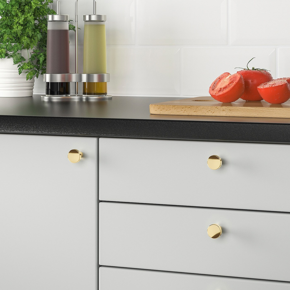 IKEA BAGGANÄS  (ИКЕА БАГГАНÄС)  -  Ручка, цветная латунь, 21 мм