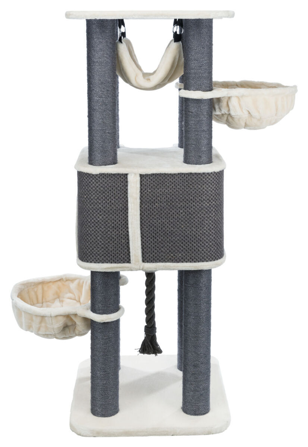 Домик для кошки Humberto XXL, 174 см, кремовый/серый, Trixie