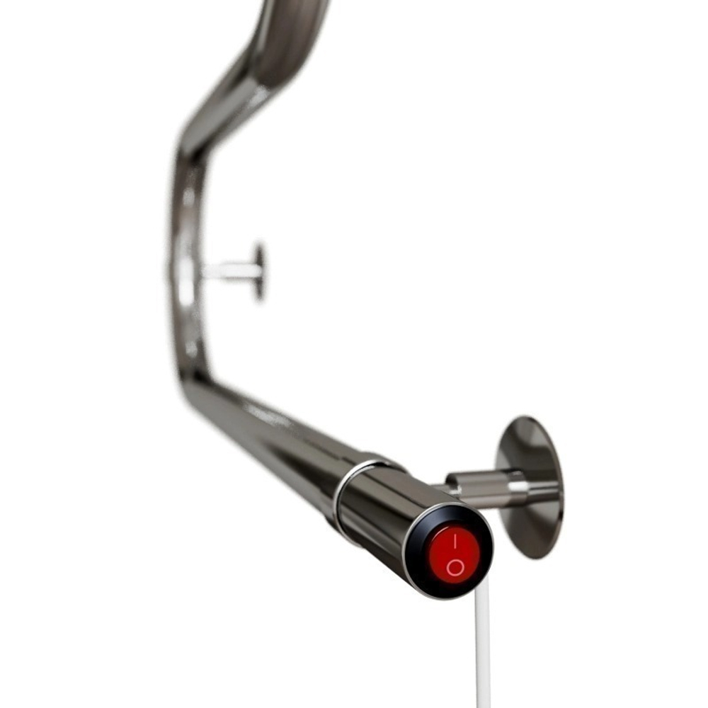 Полотенцесушитель MIXLINE SIMPLE M 50x60 (кнопочный выкл, 184 Вт) ХРОМ