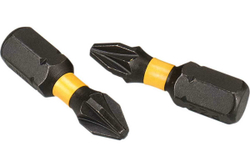 Биты PZ2, 25 мм, 25 шт в кейсе DEWALT DT70556T