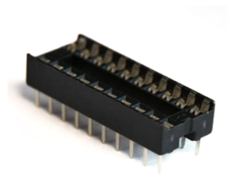Панелька для микросхем шаг 2,54 SCS-20 на 20 pin