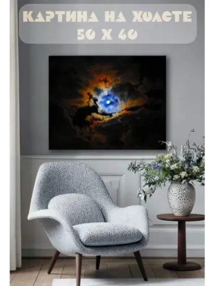 Картина на стену 40 X 50 Полнолуние