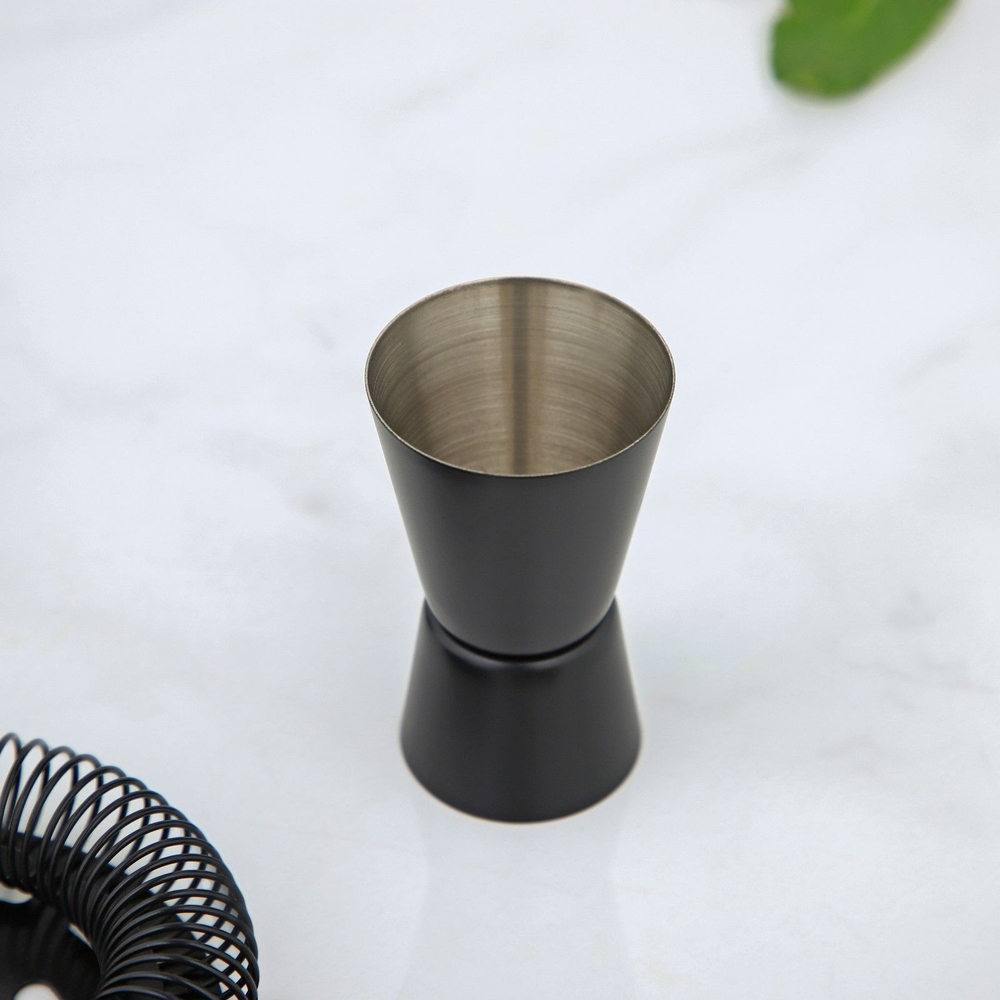 Набор бармена Black, 11 предметов на подставке, цвет чёрный