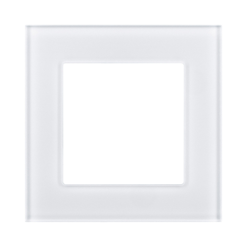 Рамка 1-постовая, стекло белый Kollinger Asthetik AS1WH