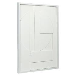 Панно декоративное с эффектом 3D Minimalism, с белой рамой, 50х70 см