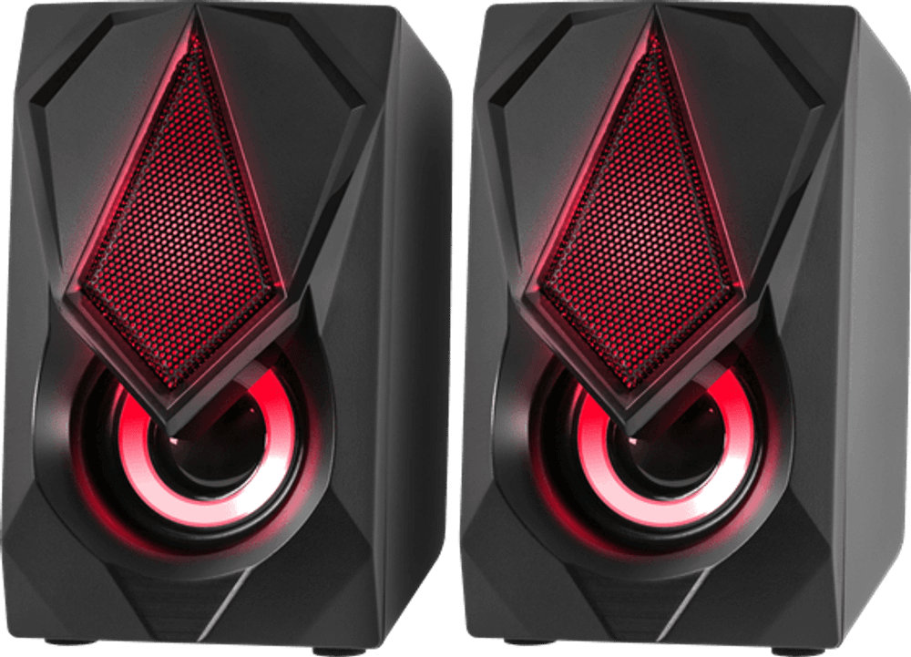 Колонки стерео Defender Solar 1, 6Вт, подсветка, питание от USB