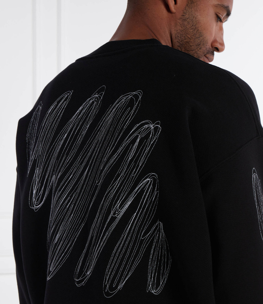 Худи OFF-WHITE - черный(OMBA054S 24FLE006)