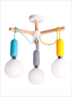 Люстра потолочная MARCH E27*3*40W мультиколор