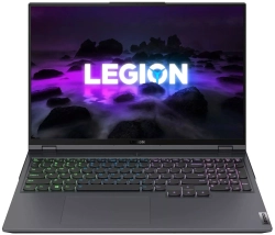 Ноутбук Lenovo Legion 5 Pro 16ACH6 (82JS0006RK) 16"(2560x1600)IPS/ Ryzen 5-5600H(3.3ГГц)/ 16Гб/ 512Gb SSD/ GeForce RTX 3050 4Гб/ нет DVD/ Без ОС/ Серый