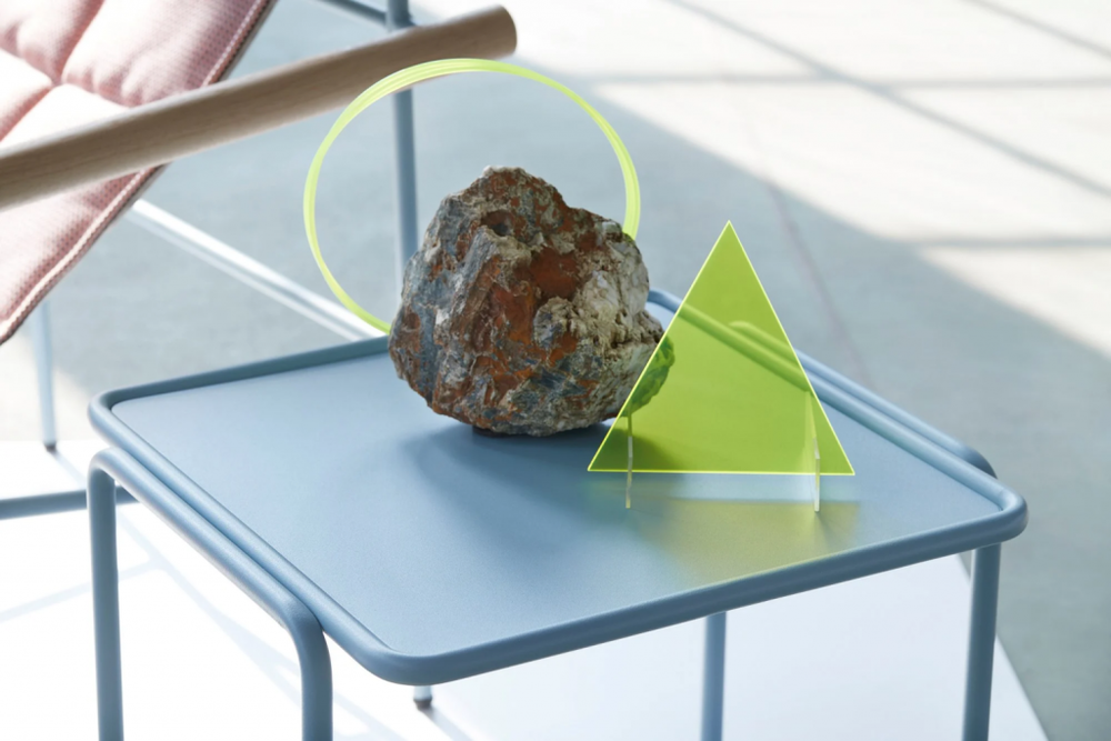 Столик кофейный металлический Scab Design Dress Code, голубой