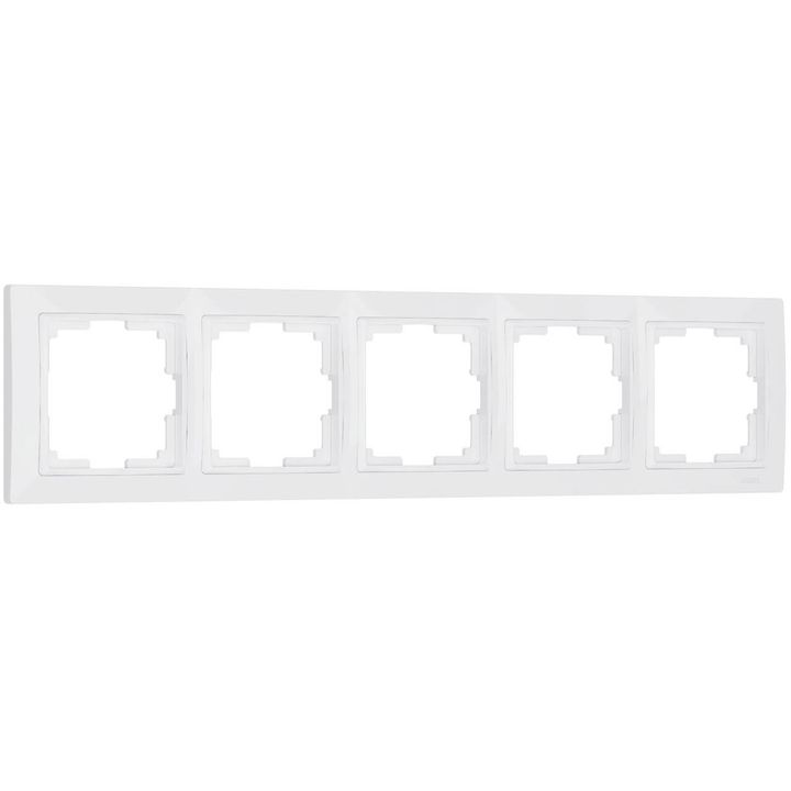Рамка на 5 постов Werkel Snabb basic белый W0052001 4690389161452