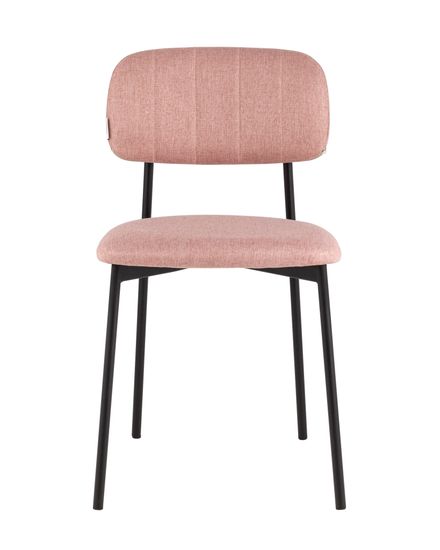 Стул Майло рогожка розовый