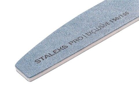 Staleks Pro пилка полумесяц минеральная для ногтей Exclusive 150/150