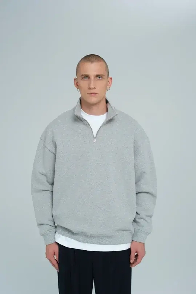 Свитшот на молнии | melange