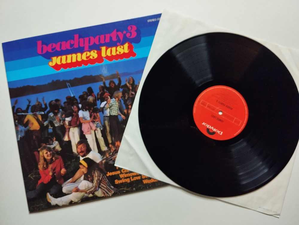 Винтажная виниловая пластинка LP James Last Beachparty 3 (Germany 1972)
