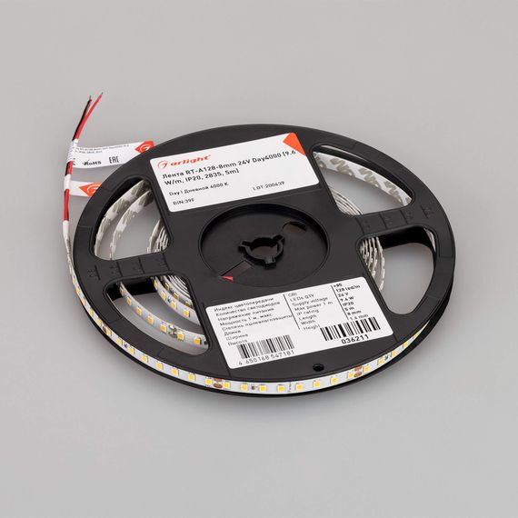 Светодиодная лента Arlight 9,6W/m 128LED/m 2835SMD дневной белый 5M 036211