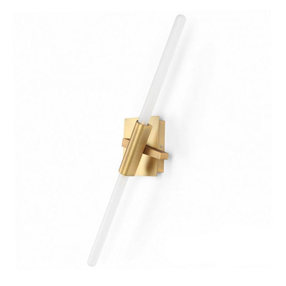 Wall design lamp  AGNES SCONCE - 2 BULBS S by Lindsey Adelman (Gold)