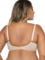 Соблазнительный бюстгальтер на каркасах с мягкими чашками (Размер: 75D) (Цвет: бежевый)