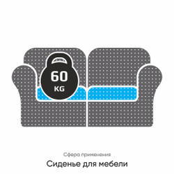 Поролон HR 3030, 200x100x8 см