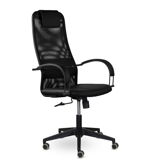 Кресло СН-601 Соло пластик SoloBL Ср S-0401/TW-01/S-0401 (черный)
