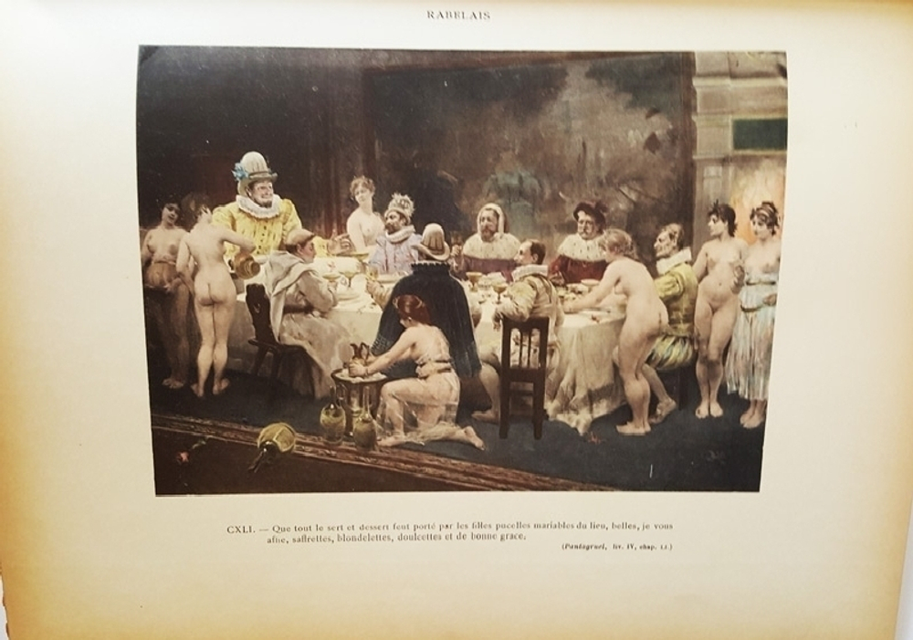 "Rabelais et loeuvre de Jules Garni (Рабле и творчество Жюля Гарни)"  1897 г.  Антикварная книга