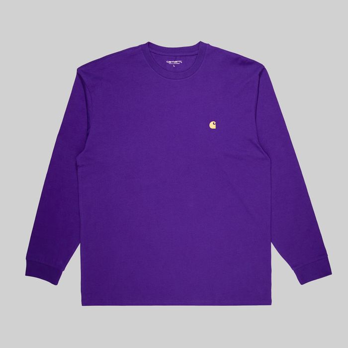 Лонгслив мужской Carhartt WIP Chase артикул:I026392_tyrian - купить в магазине Дайс