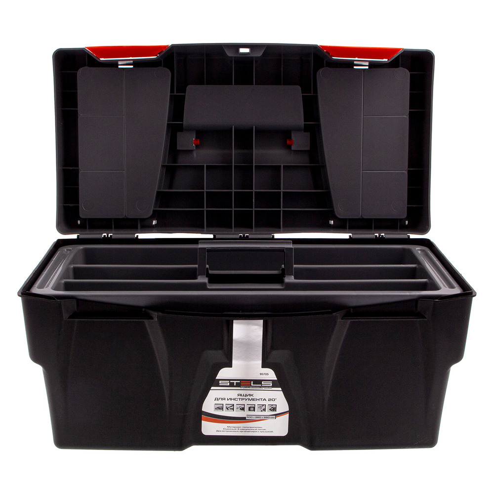 Ящик для инструмента 20", 500 х 260 х 260 мм, пластик Stels