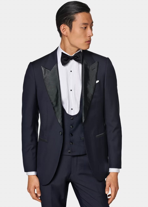 Мужской смокинг (темно-синий) Б55