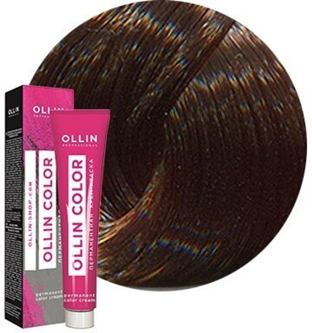 OLLIN COLOR 6/00 темно-русый глубокий 60мл Перманентная крем-краска для волос