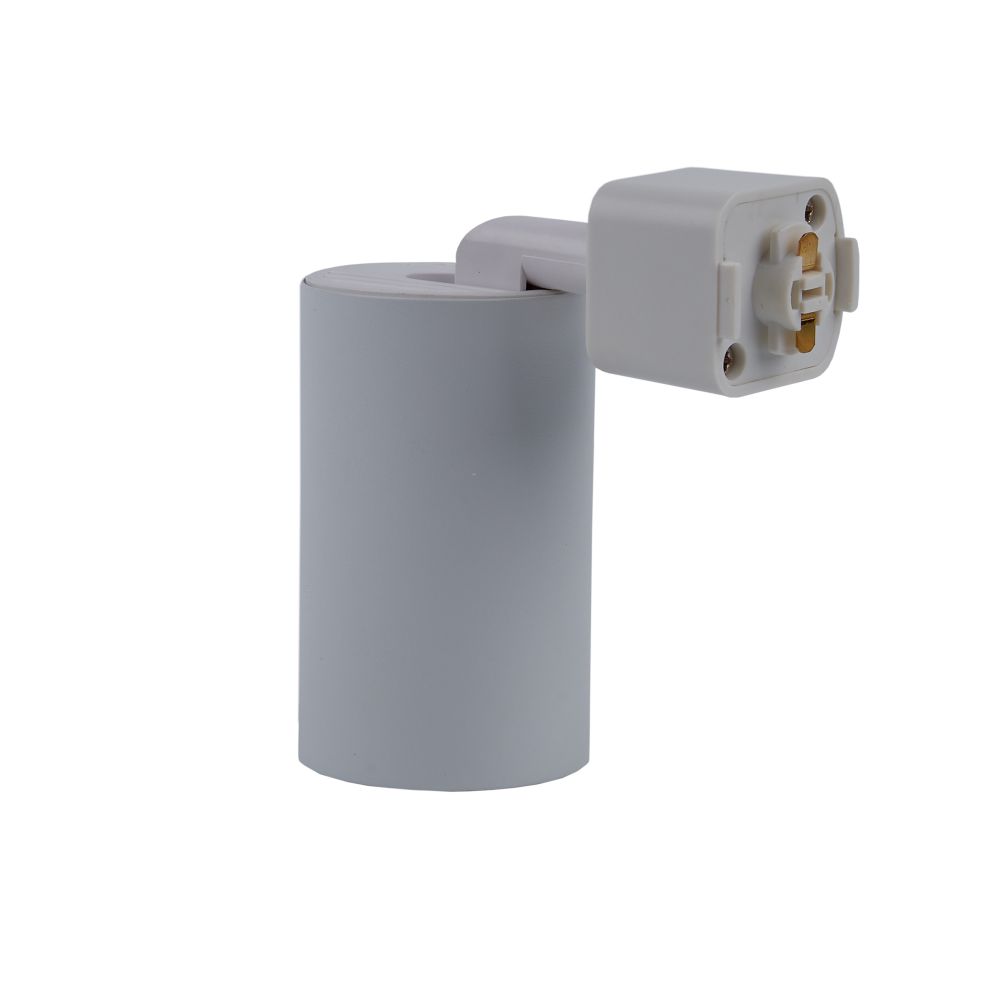 UBL-Q324 GU10 WHITE Светильник-прожектор трековый. Под лампу GU10. Корпус белый. ТМ Volpe