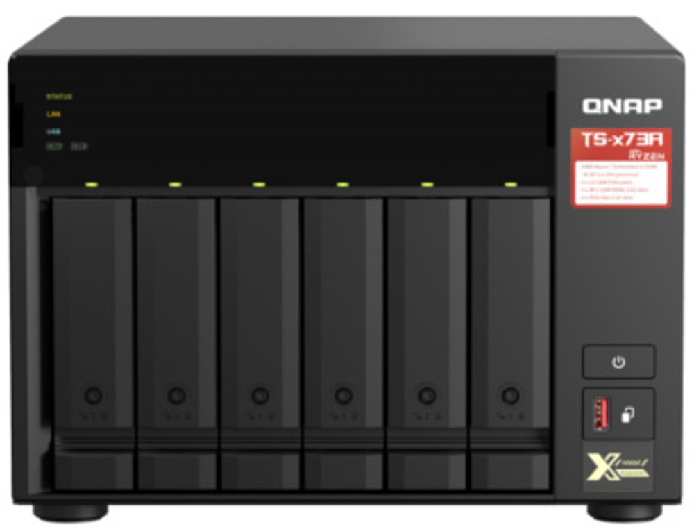 Сетевой RAID-накопитель QNAP  TS-673A-8G