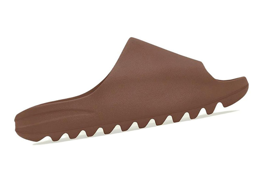 Adidas originals Yeezy Slide trendy casual EVA non-slip anti-wear one-word slippers for men and women the same linen brown