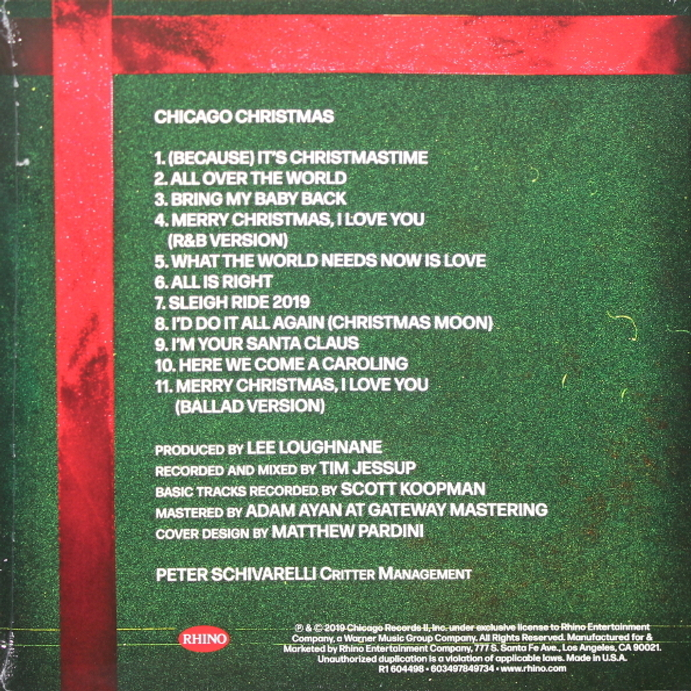 Chicago / Chicago Christmas (LP)