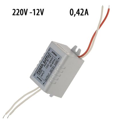 Блок питания 220V AC / 12V DC 0,42A
