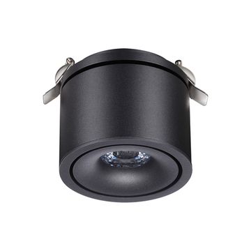 Встраиваемый светодиодный светильник 358775 черный Groda Novotech