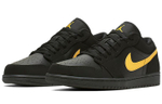 Jordan 1 Low Black University Gold