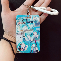 Кардхолдер с ремешком "Хацунэ Мику"