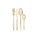 Набор столовых приборов Pure, золотистые матовые, 24 пред.
