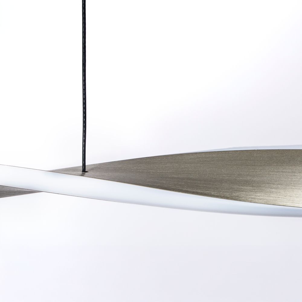 615099 Люстра TORINO 42W LED 1890LM ВОРОНЁНАЯ СТАЛЬ 3000K