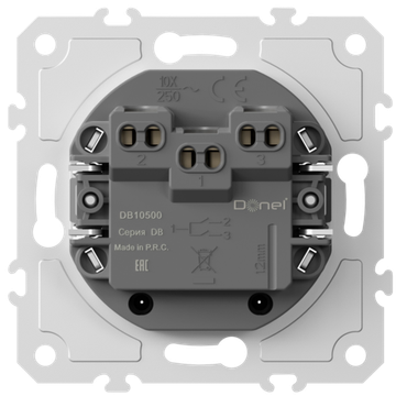 Механизм выключателя В2 (простого),  10A 250В~,  серия DB