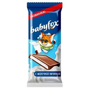 Шоколад Babyfox молочный 24 гр/пач  30 пач/блок