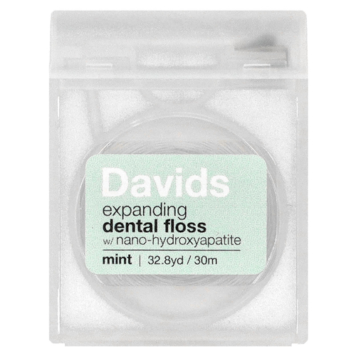Davids, расширяющая зубная нить, мятный, 30 м (32,8 ярда)