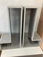 Полка секция универсальная Смарт-2 метрополитен Грей