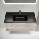 Тумба подвесная под раковину Sancos Urban, дуб галифакс натуральный 990х450х550