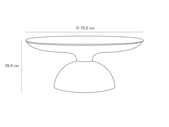 Столик журнальный Nofon major 888830