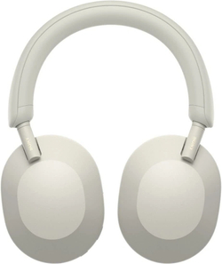 Беспроводные наушники Sony WH-1000XM5/SM с шумоподавлением, Серебристые