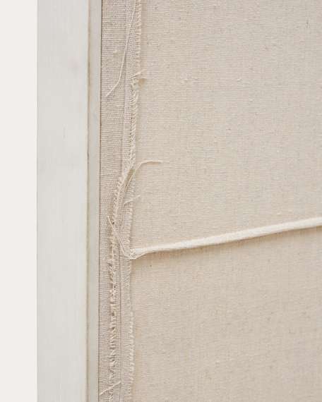 Maha Картина Белая с горизонтальной линией 110 х 220 см