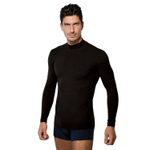 Лонгслив с воротником-стойкой Doreanse Modal Basic (Размер: S) (Цвет: темно-синий)