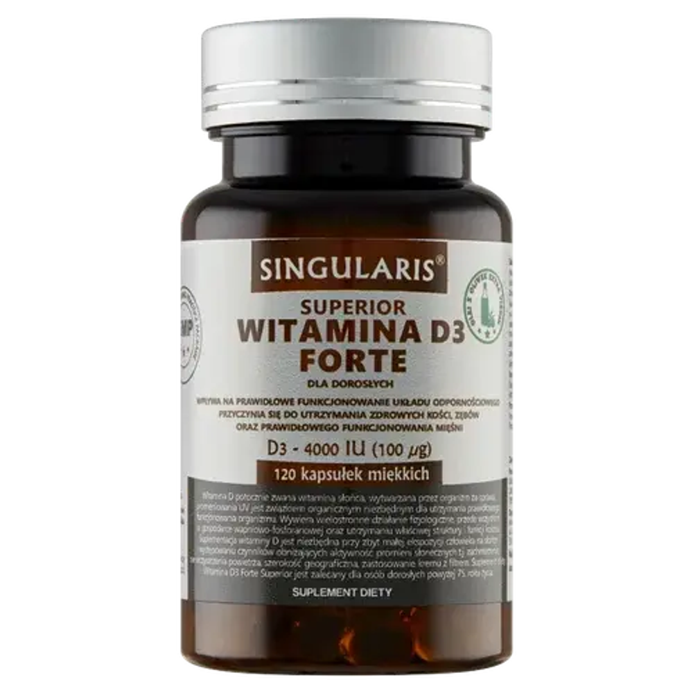 Singularis Superior Vitamin D3 Forte 4000 IU - 120 капсул